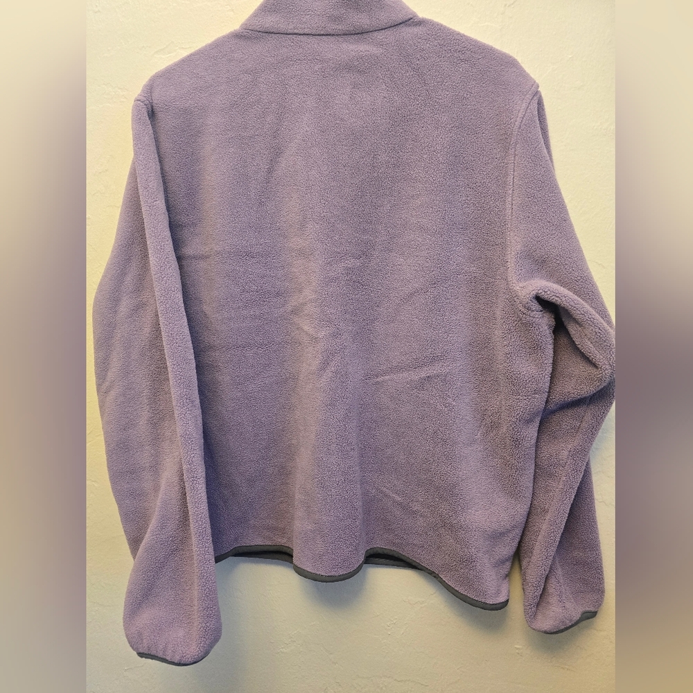 Woolrich Lavender Purple Fleece Jacket - Large - Picture 3 of 3